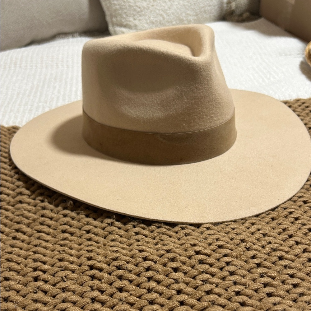 Lack Of Color Beige Panama Hat